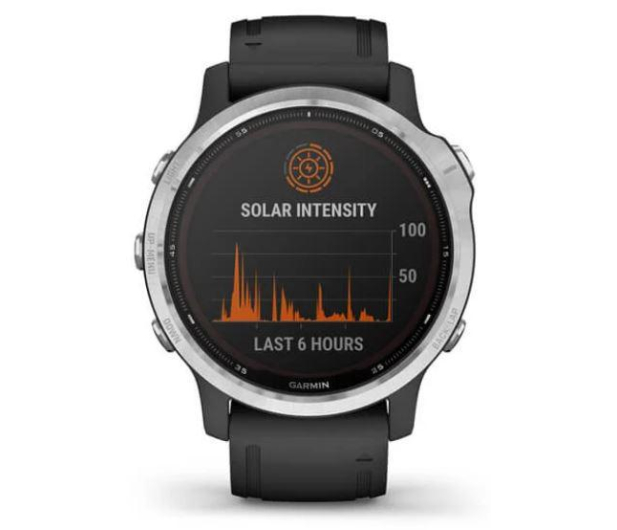 Garmin SMARTWATCH GARMIN Fenix 6S Solar Srebrny - 1465630 - zdjęcie 2